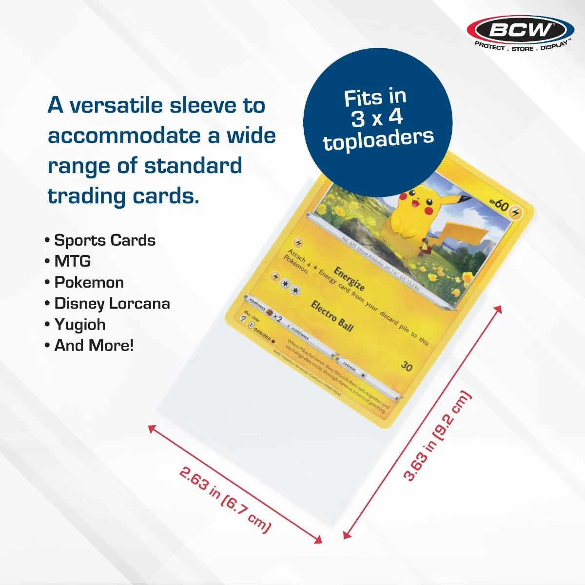 Commander Sleeve Bundle - 100 Outer and Inner Sleeves